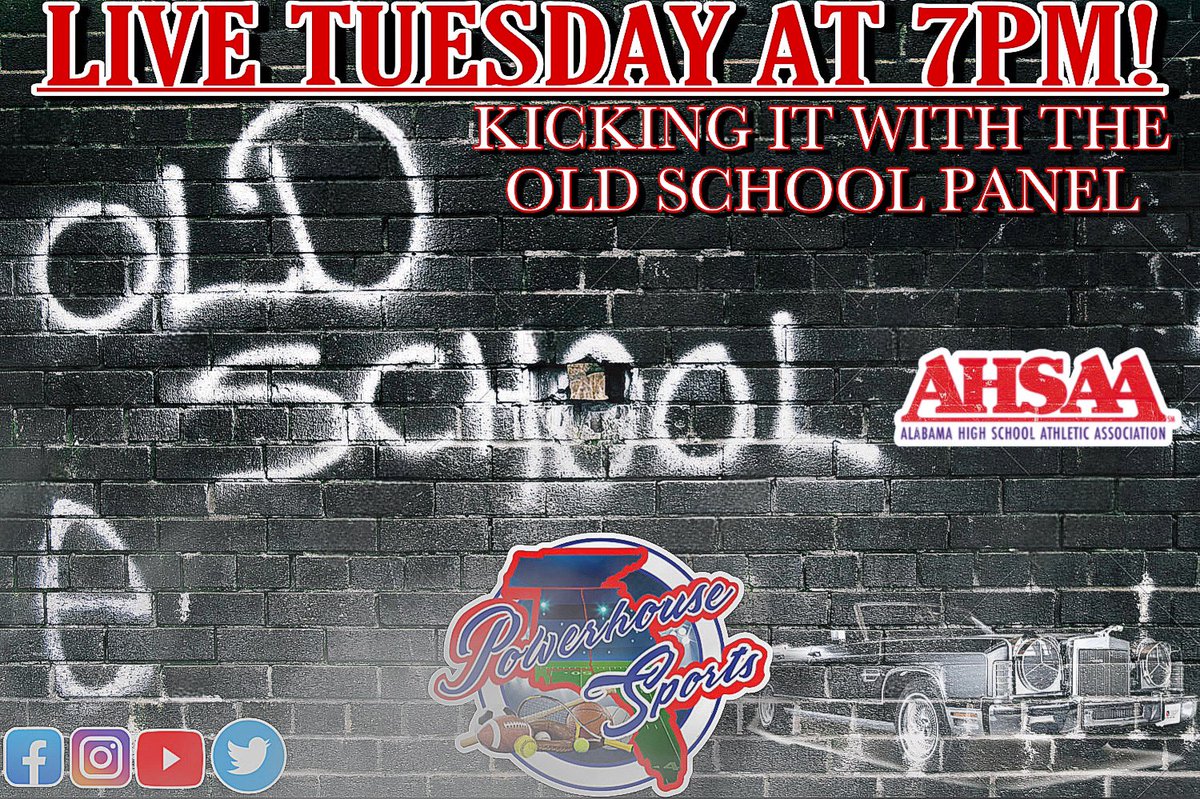 PowerHSports's tweet photo. 🚨CHANGE IN SCHEDULE🚨
Join us LIVE TUESDAY AT 7PM!! We will be taking it Old School and talking basketball, baseball, softball and football on the Gulf Coast and across the state!😎 #MostTalkedAbout https://t.co/CO7Dw36TiZ