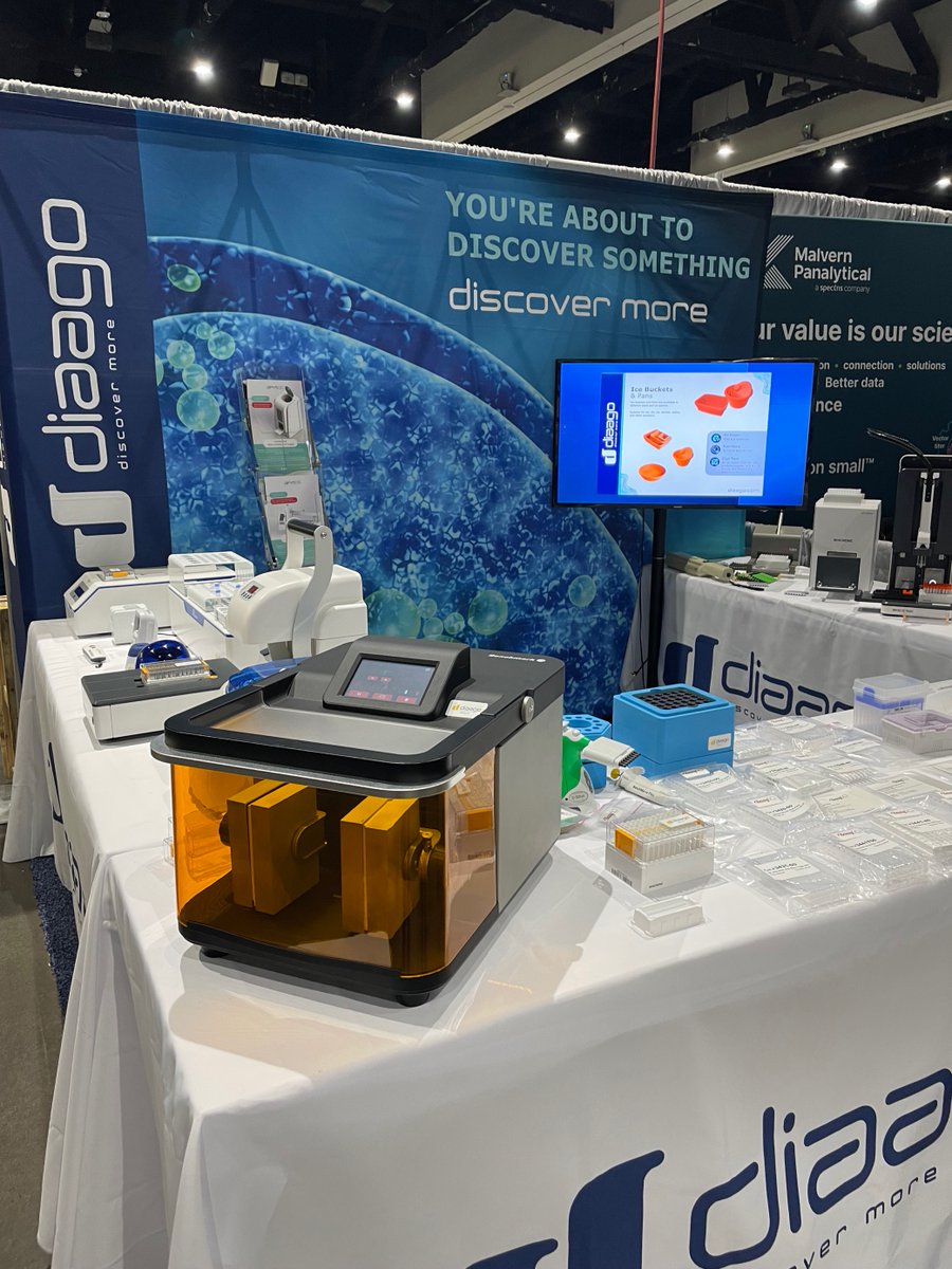 discoverdiaago's tweet photo. Going to #SLAS2023 in San Diego?
If so, stop by our booth (#2511) and see live demonstrations of many of our #automation and #samplestorage solutions!
Also, check out some of our new products!
@SLAS_Org @BenchmarkSci #discovermore #discoverdiaago #teamdiaago #benchtop https://t.co/UxYT4mKomD