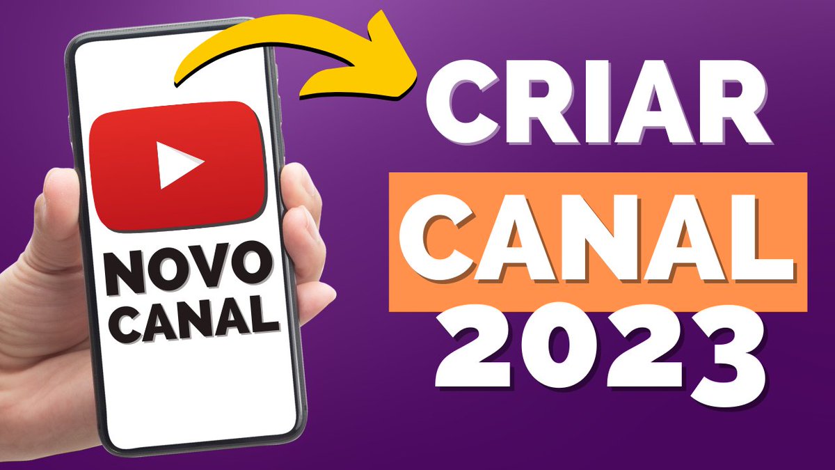 Como Criar Canal no YouTube 2023 (Celular ou PC) Passo a Passo! youtu.be/Q8LZ9U5rgXE

Aprenda Como Criar um Canal no YouTube em 2023. Tutorial completo e atualizado para você criar seu canal no YouTube e ganhar dinheiro com seus vídeos.