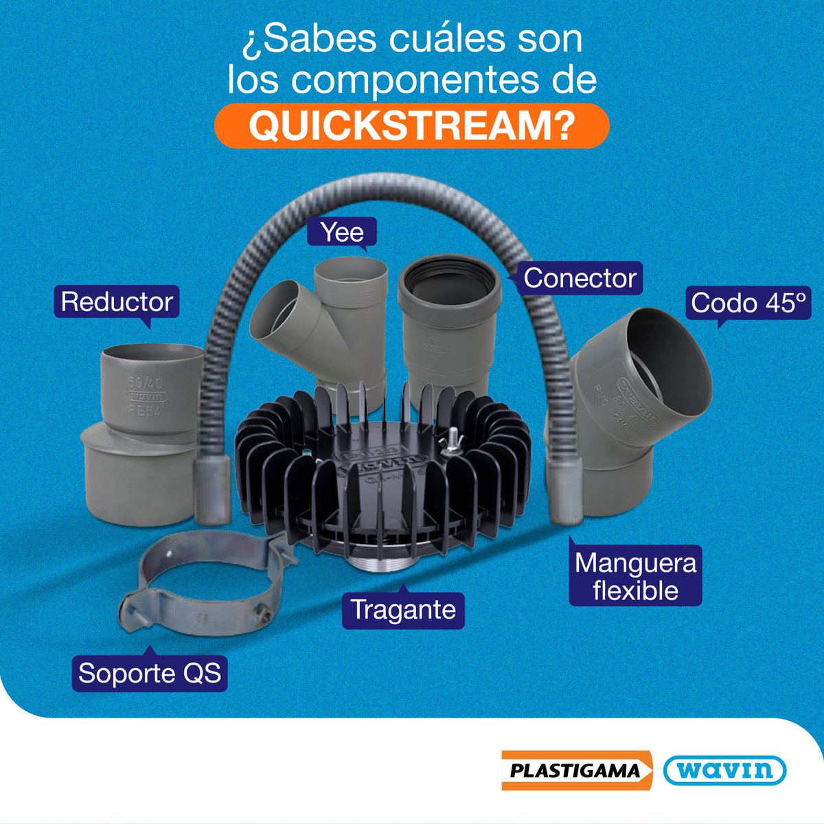 Quickstream es el sistema de drenaje pluvial sifónico para captación y conducción de agua de lluvia para todo tipo de cubiertas.​

➡️Conoce más de nuestros productos en nuestro sitio web:lnkd.in/d9dDGmYP​

#Plastigama ahora es #PlastigamaWavin