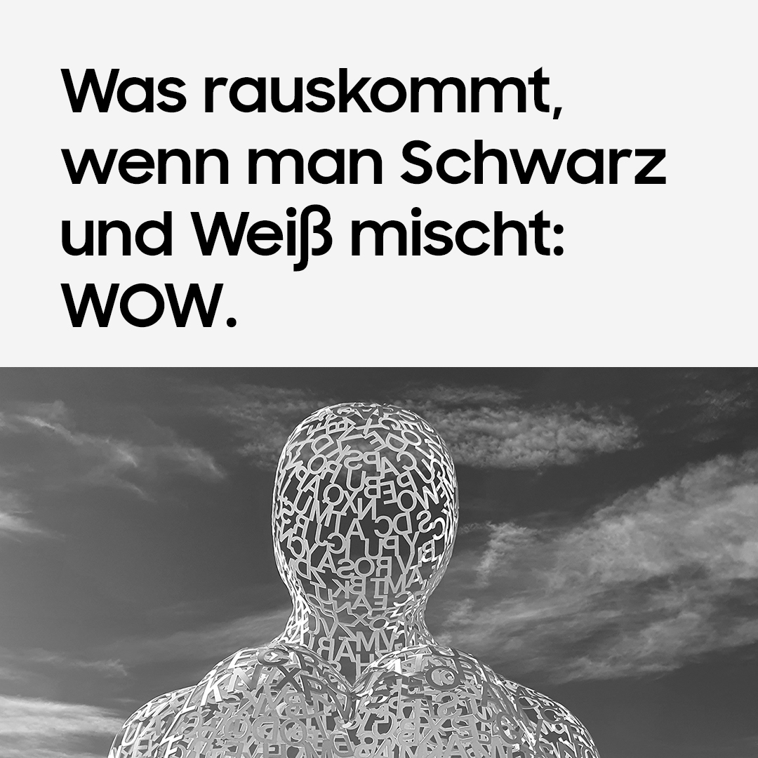 SamsungDE's tweet photo. Man muss nicht immer alles #schwarzweiß sehen, nur für die nächsten 2 Wochen.
Jetzt bei unserer Foto-Challenge #SCWschwarzweiß bis zum 05.03.2023 in der #MembersCommunity mitmachen und Samsung Gewinne abstauben.
Alle Infos: https://t.co/POkKB7nzXj https://t.co/OeuYflvKbs