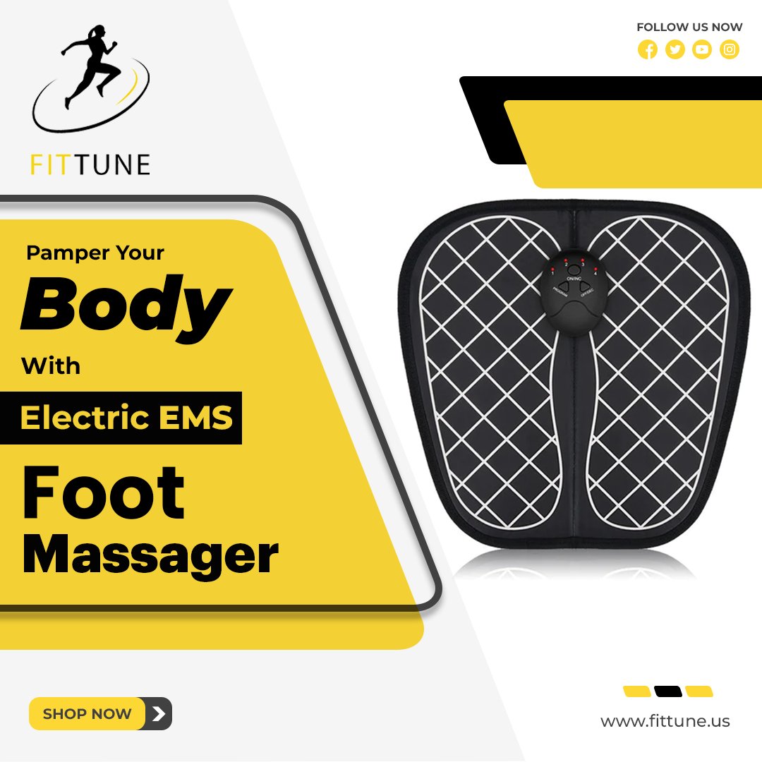 Our electric EMS foot massager benefits your body with improved pleasure. This excellent stimulator targets the foot acupressure point with the right stimulus. 
bit.ly/41pEtox
 #footmassager #electronicproducts