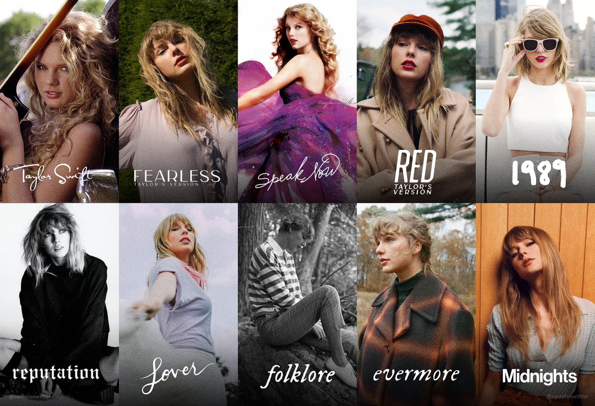 updateswiftbr's tweet photo. Pela primeira vez em sua carreira, Taylor Swift emplaca, simultaneamente, 10 álbuns na Billboard 200, nesta semana.

— Taylor se torna a quinta artista na história a atingir esse marco. https://t.co/EnyHpy45hE