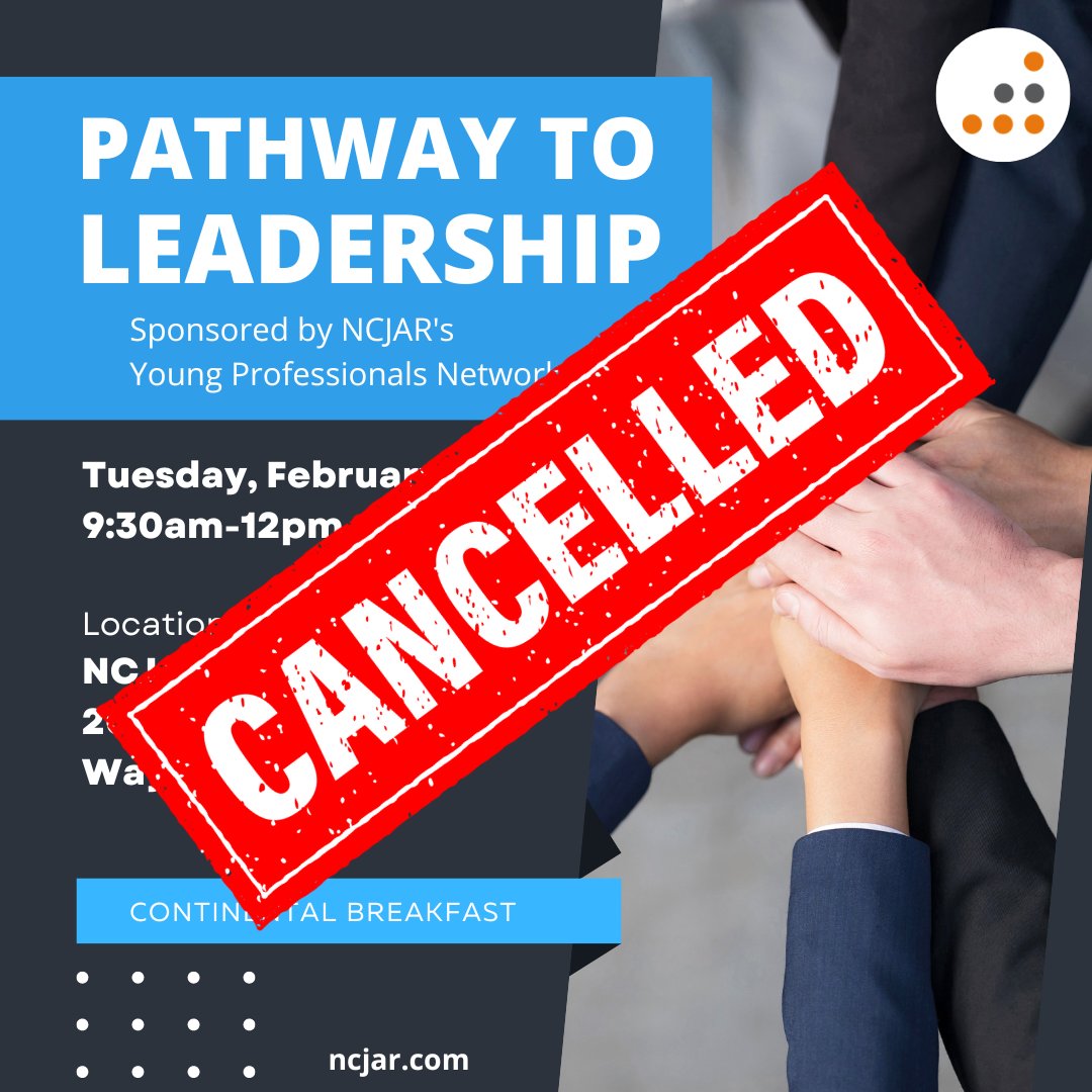 CrystalNCJAR's tweet photo. DUE TO THE PROBABLE WINTER STORM TOMORROW, FEBRUARY 28TH, NCJAR YPN IN-PERSON SESSION WILL BE POSTPONED. If you have any questions or concerns, please email us at info@ncjar.com. #NCJAR #YPN #NJ #Leadership #RealEstate #Realtor https://t.co/S05ev2ct3a https://t.co/JN7OaXrJzN