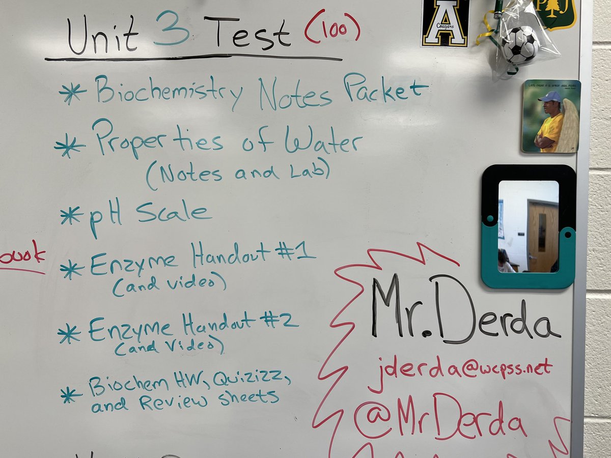 MrDerda's tweet photo. Unit 3 Test in AOIT Biology (100 points) - Friday, March 3, 2023 https://t.co/N41UgT0E02