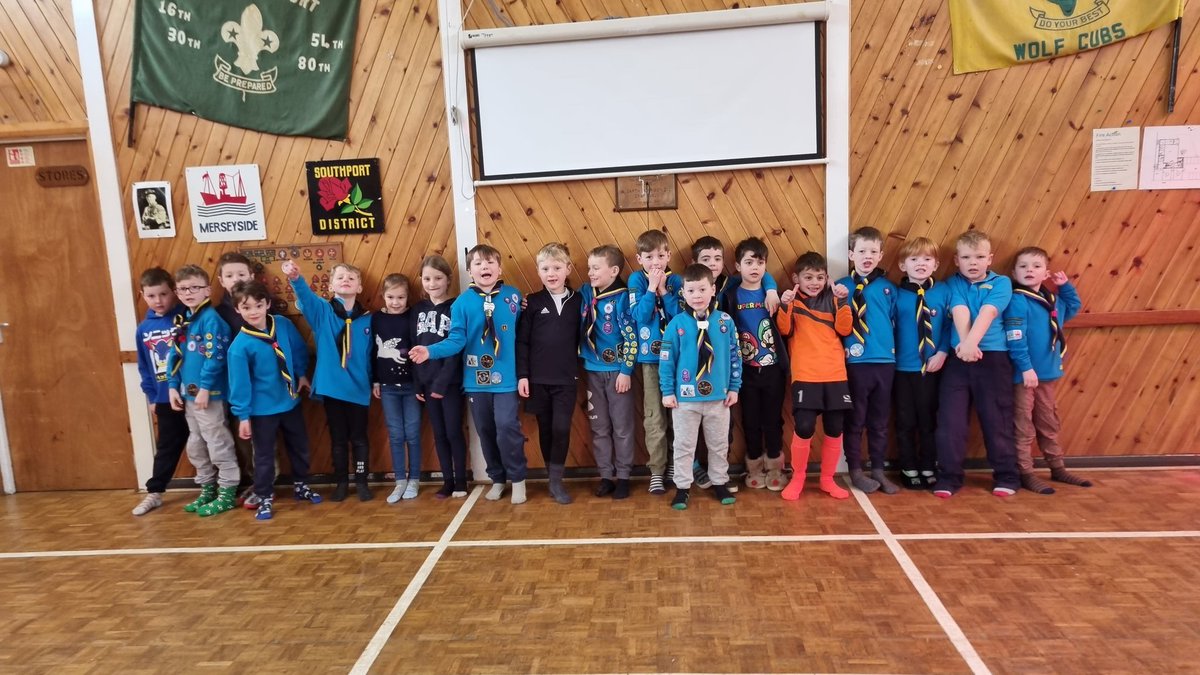 1stwillowbeaver's tweet photo. Sleepover complete. Lots of happy Beavers with plenty of badges earned 👍@SeftonNorth @1stSouthport https://t.co/6rFVpjHKqs