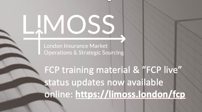 Are you using Faster Claims Payment (FCP)? Or getting ready to embrace this market-changing service? Training materials are now available on the LIMOSS FCP website here: limoss.london/fcp
