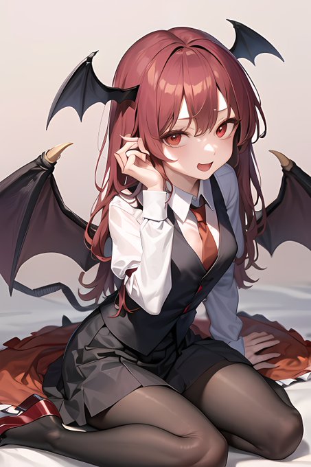 こぁ#東方Project#小悪魔 」|kaeshiro