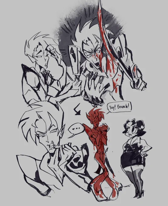 blood &amp; brunch teehee 