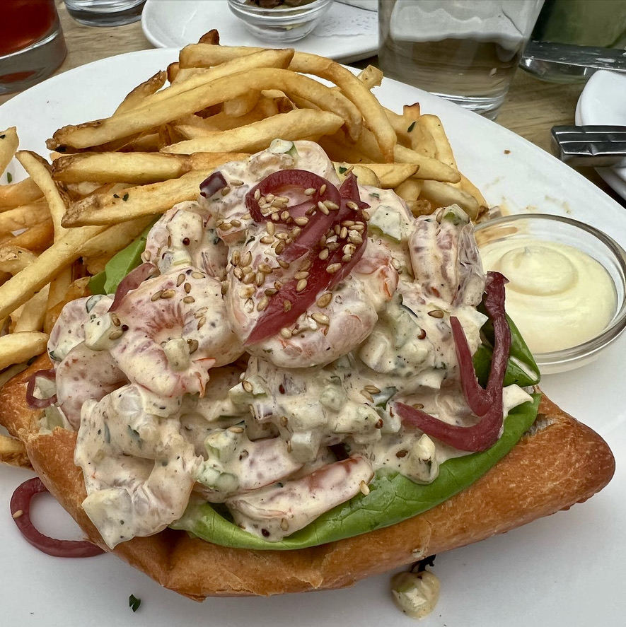 Seafood lovers, this one’s for you. 🦐 We’re excited to add our new shrimp roll to the menu. 📸: @ prone2wandereverywhere