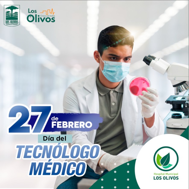HMLosOlivos's tweet photo. #Efeméride | Hoy, 27 de febrero, conmemoramos el "Día del Tecnólogo Médico", fecha en la que reconocemos el trabajo que realizan los especialistas en salud.
El #HMLO, envía un afectuoso saludo a todos los tecnólogos médicos que laboran en este nosocomio.
#CreceConSalud https://t.co/xQCrIyCIin