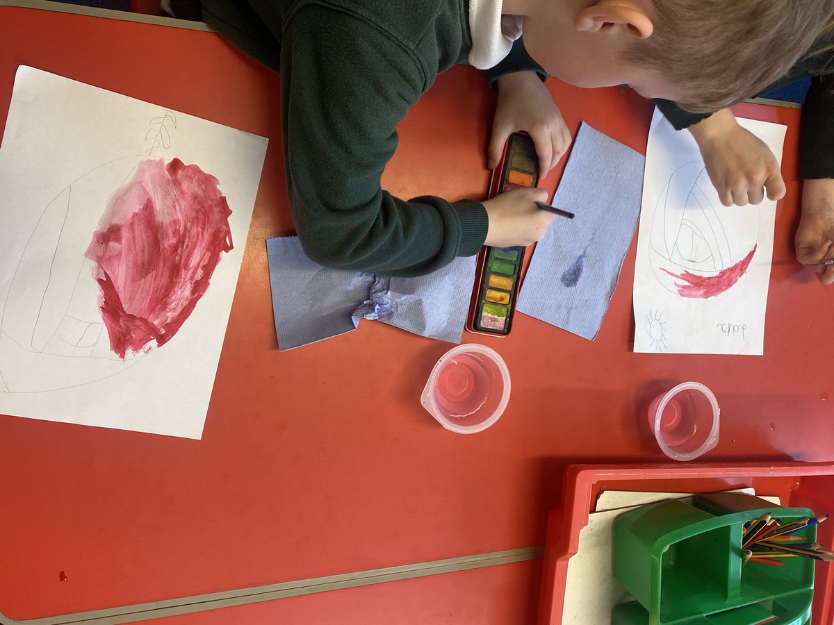 Today we were learning about a new Scottish artist and their style! This involved learning how to use watercolours and how to create different shades! We also managed to link where he was from to our map work and find Glasgow on a map! Can’t wait to finish them🌹<a href="/FernieleaSchool/">Fernielea School</a>