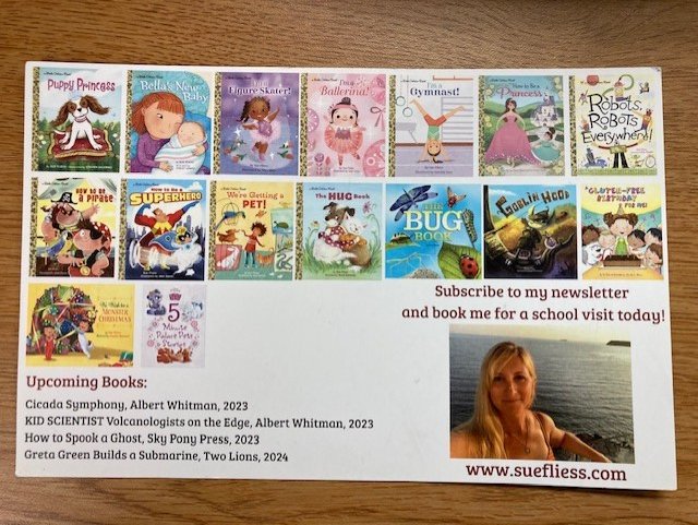 Seldens Landing Libr (@seldenslibrary) on Twitter photo Children's Book Author - Sue Fliess came to visit! 👏<a href="/seldenslanding/">seldens.landing.es</a>. Students enjoyed her journey in creating and researching books. Inspiring students that anyone can write and/or illustrate books. Thank you Sue Fliess! suefliess.com, #suefliess, #lovetoread📚📚📚 Children's Book Author - Sue Fliess came to visit! 👏<a href="/seldenslanding/">seldens.landing.es</a>. Students enjoyed her journey in creating and researching books. Inspiring students that anyone can write and/or illustrate books. Thank you Sue Fliess! suefliess.com, #suefliess, #lovetoread📚📚📚