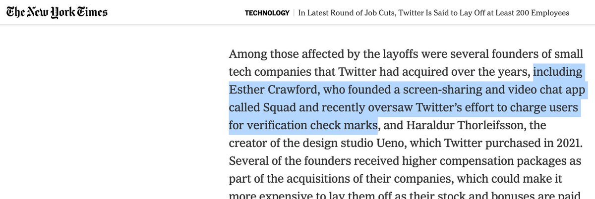 mchirico's tweet photo. In Latest Round of Job Cuts, Twitter Is Said to Lay Off at Least 200 Employees https://t.co/2bZPCl3uKx https://t.co/lgF0hbA4r1