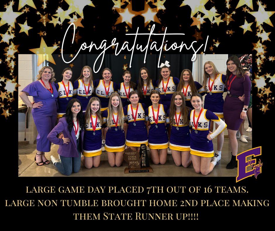 ElmerElk's tweet image. Great Job Cheer!

#goelks