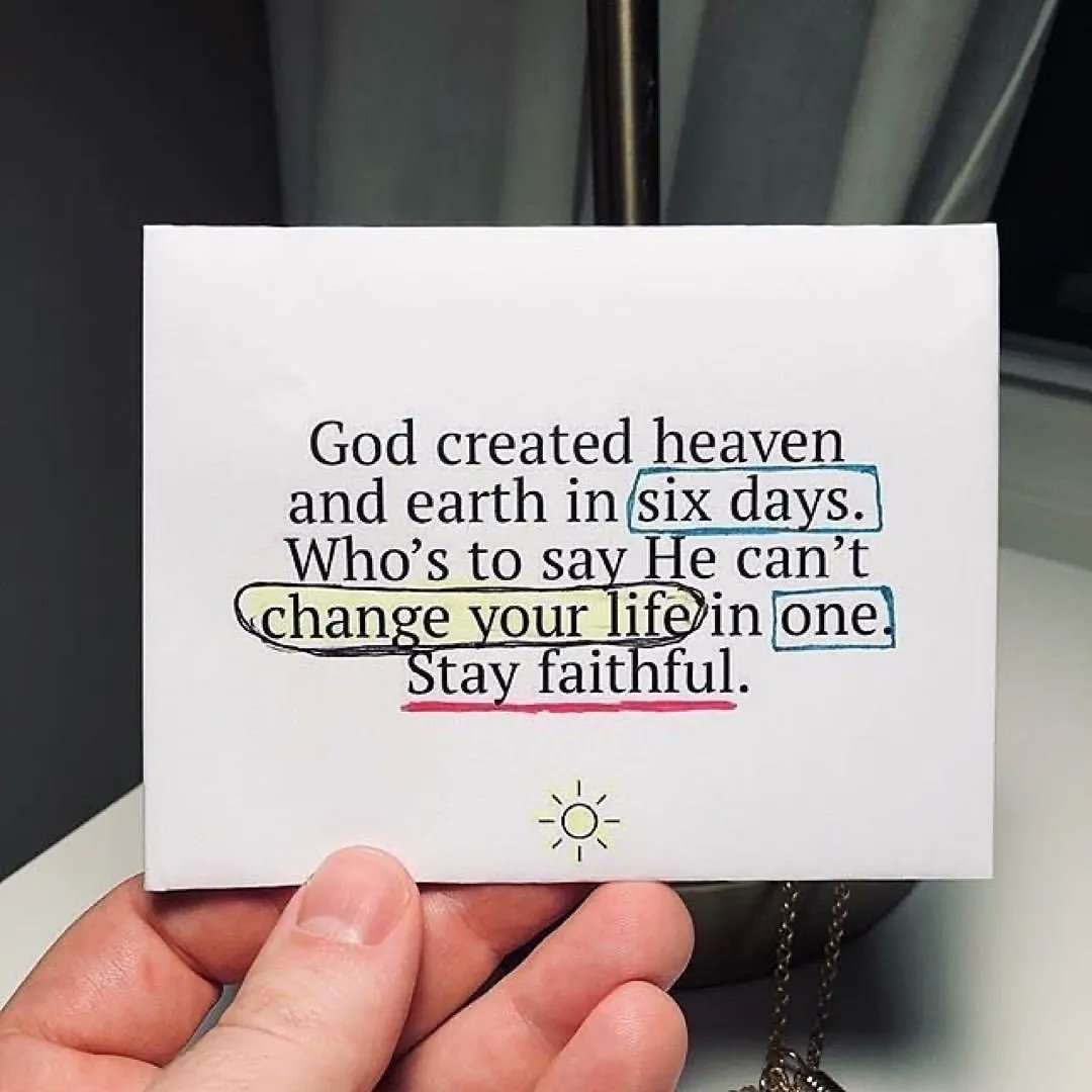 livechristian1's tweet photo. God only needs a single moment to change your entire life. https://t.co/ikqxf0WMN9