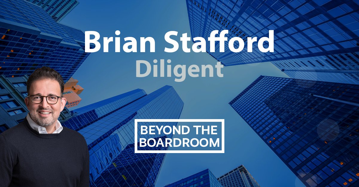 🎙LISTEN NOW🎙

The latest #BeyondTheBoardroom features a conversation with <a href="/diligentHQ/">Diligent</a>'s <a href="/BrianKStafford/">Brian Stafford</a>. 

📅 Challenges this year
👀 How directors view activists
👨‍💻 Future of modern governance
🍕 Artisanal pizzas
️⚽️ Chelsea FC

👉 apple.co/3I1fhtO