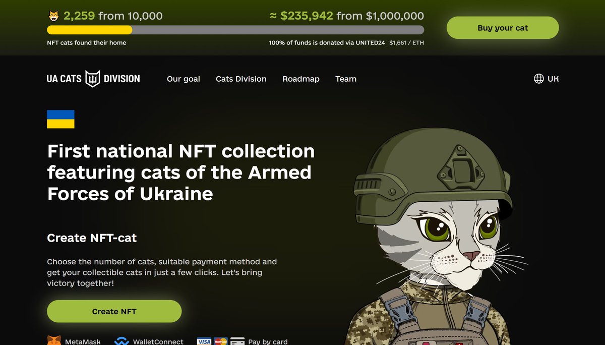 yuzik_shop's tweet photo. Unique/Amazing and useful project for all who wants support Ukraine & UAF, Welcome to Join.
#U24_gov_ua #nft #uacatsdivision #incrypted
@uacatsdivision @incrypted
Everything will be UKRAINE🇺🇦👊 https://t.co/Hro8k3lAln
