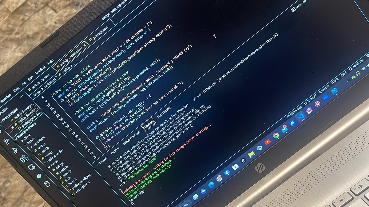Setting up databases *cries*