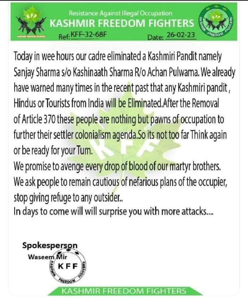 RoySpreeha's tweet photo. Secular India 
Secular Kashmir.
Islam Religion of Peace... https://t.co/NzyAxCvjS6