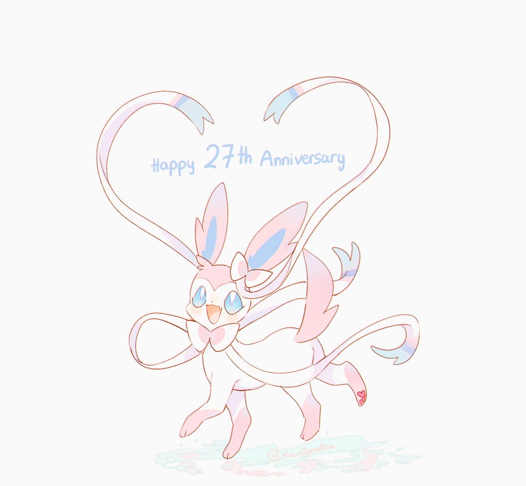 ポケモン「27周年おめでとう#PokemonDay#PokemonDay2023#ポケモン」|🐇かの🎨 | Commission 🍓のイラスト