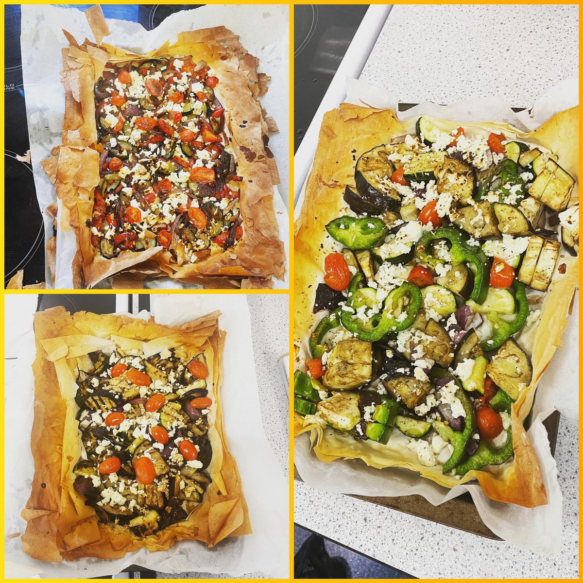 TheGatewayAcad's tweet photo. Well done cooking club for cooking vegetable and feta tart. A nice healthy and cost effective meal #HealthyFood #greekfood #healthyrecipes @WeWillOrmiston https://t.co/6iPfKzmXlH