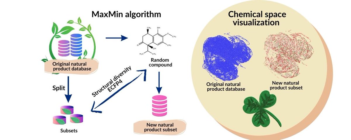 Sharing our latest work on #Naturalproducts subsets: generation and characterization <a href="/AILSCI/">AI in the Life Sciences</a> . Kudos to <a href="/AnaLChvez2/">Ana Luisa Chávez</a> for her outstanding initiative and work
sciencedirect.com/science/articl… 
 #chompchem #cheminformatics