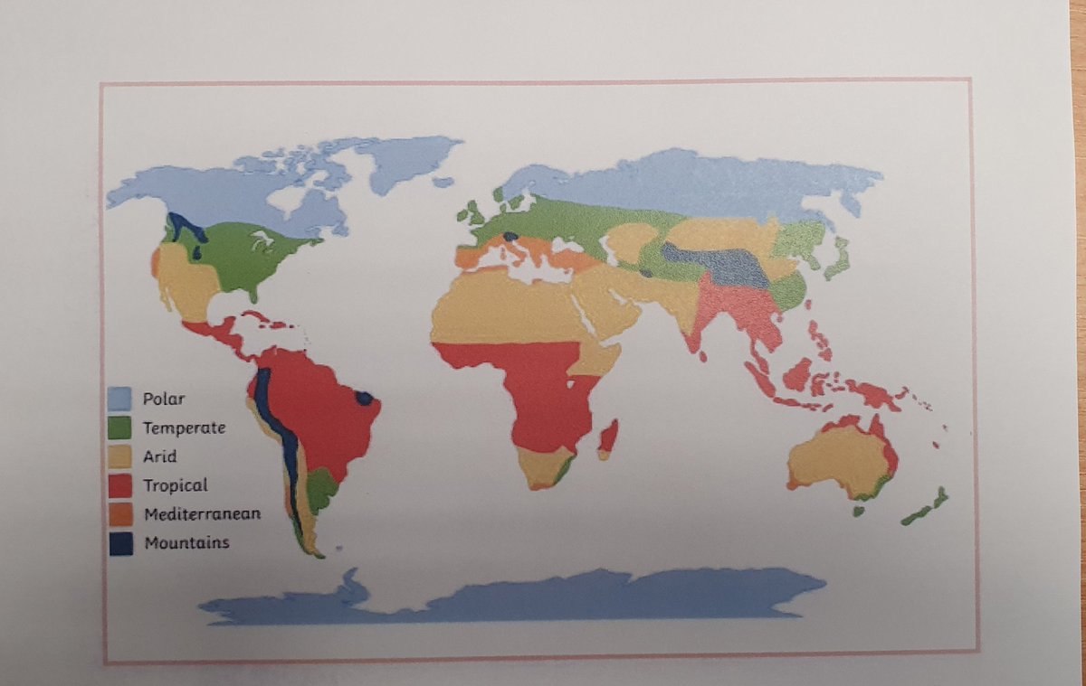 Y3OPS's tweet image. In Geography we have started learning about climates and biomes. This will help us in English when we write non-chronological reports #Geography #English #linkedlearning