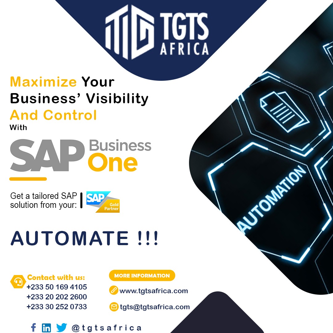 TGTSAfrica's tweet photo. Nothing compares to having complete insight and total control over all of your activisties
AUTOMATE!, your business needs it.
#businessone
#automate #ManchesterUnited #business #ElectionResults #NigerianElections2023 https://t.co/V6l5s5XVPf