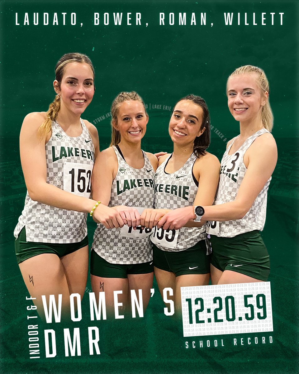 🏆 RECORDS 🏆

Track &amp; Field tore it up this weekend at the G-MAC Championships by setting four school records!

- Harry Ross-Hughes - 800m Run
- Raena Willett - 1 Mile Run
- Richella Spielvogel -  Weight Throw
- Julia Laudato, Lanie Bower, Alanis Roman, Raena Willett -  DMR