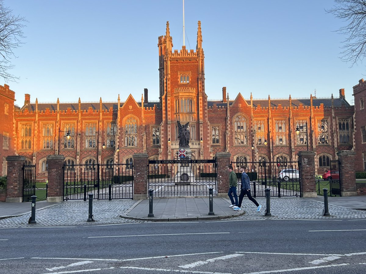 NewtonNHSCandCC's tweet photo. Thank you @QUBelfast for a fabulous tour of your marvelous city and university! From tea with the Deputy Lord Mayor to hearing from your panel of international students, what an informative and impressive University #1 of   @EduIrlAmerica College Counselor Tour 2023. https://t.co/dXsMSL2Krm