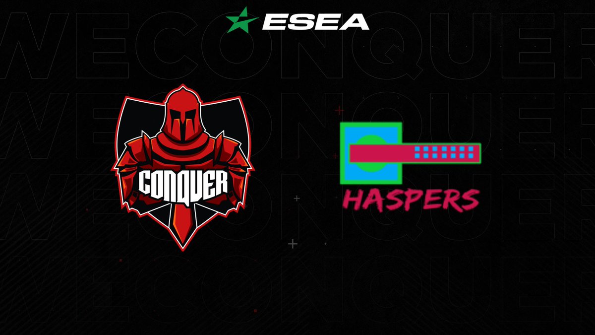Eseaa tarjolla tänään ja liven kera 🫡

📺twitch.tv/conquerfi
🔫@hasperstm
🕘19.00

#WeConquer #esportsfi