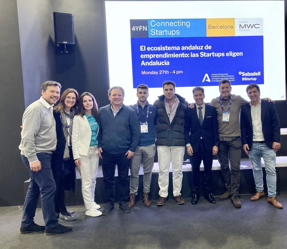 Andalucía Emprende (@aemprende) on Twitter photo #4YFN23 En el Stand <a href="/BStartup/">BStartup</a> <a href="/BancoSabadell/">Banco Sabadell</a> El servicio bancario especializado para startups y scaleups pionero de la banca española.
🚀 ‘El ecosistema andaluz de emprendimiento: las #StartUpAndaluzas’, por <a href="/aemprende/">Andalucía Emprende</a> <a href="/azevedohermida/">Alberto de Azevedo Hermida</a>
#MWC23 #4YFN23 En el Stand <a href="/BStartup/">BStartup</a> <a href="/BancoSabadell/">Banco Sabadell</a> El servicio bancario especializado para startups y scaleups pionero de la banca española.
🚀 ‘El ecosistema andaluz de emprendimiento: las #StartUpAndaluzas’, por <a href="/aemprende/">Andalucía Emprende</a> <a href="/azevedohermida/">Alberto de Azevedo Hermida</a>
#MWC23