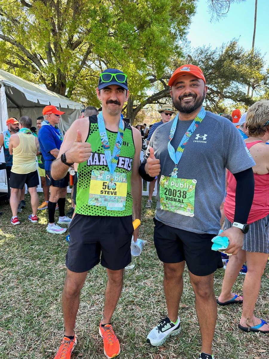 Schellman's tweet photo. Congratulations to the SchellmaNators that participated in Gasparilla this weekend! 
#SchellmanWELL #SchellmaNators #SchellmanRunningClub #Gasparilla https://t.co/9sXJY129Ff