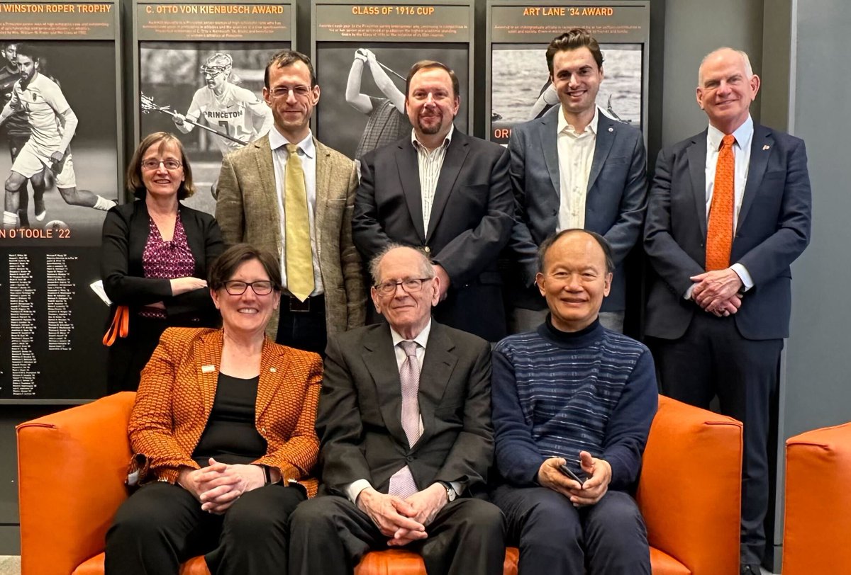 Princeton Computer Science (@princetoncs) on Twitter photo On Alumni Day, Robert Kahn, a co-inventor of the fundamental communication protocols at the heart of the internet, received <a href="/Princeton/">Princeton University</a>'s highest award for grad alumni, the James Madison Medal.
Dr. Kahn, front row center, celebrated with COS and ECE faculty. Congrats! On Alumni Day, Robert Kahn, a co-inventor of the fundamental communication protocols at the heart of the internet, received <a href="/Princeton/">Princeton University</a>'s highest award for grad alumni, the James Madison Medal.
Dr. Kahn, front row center, celebrated with COS and ECE faculty. Congrats!
