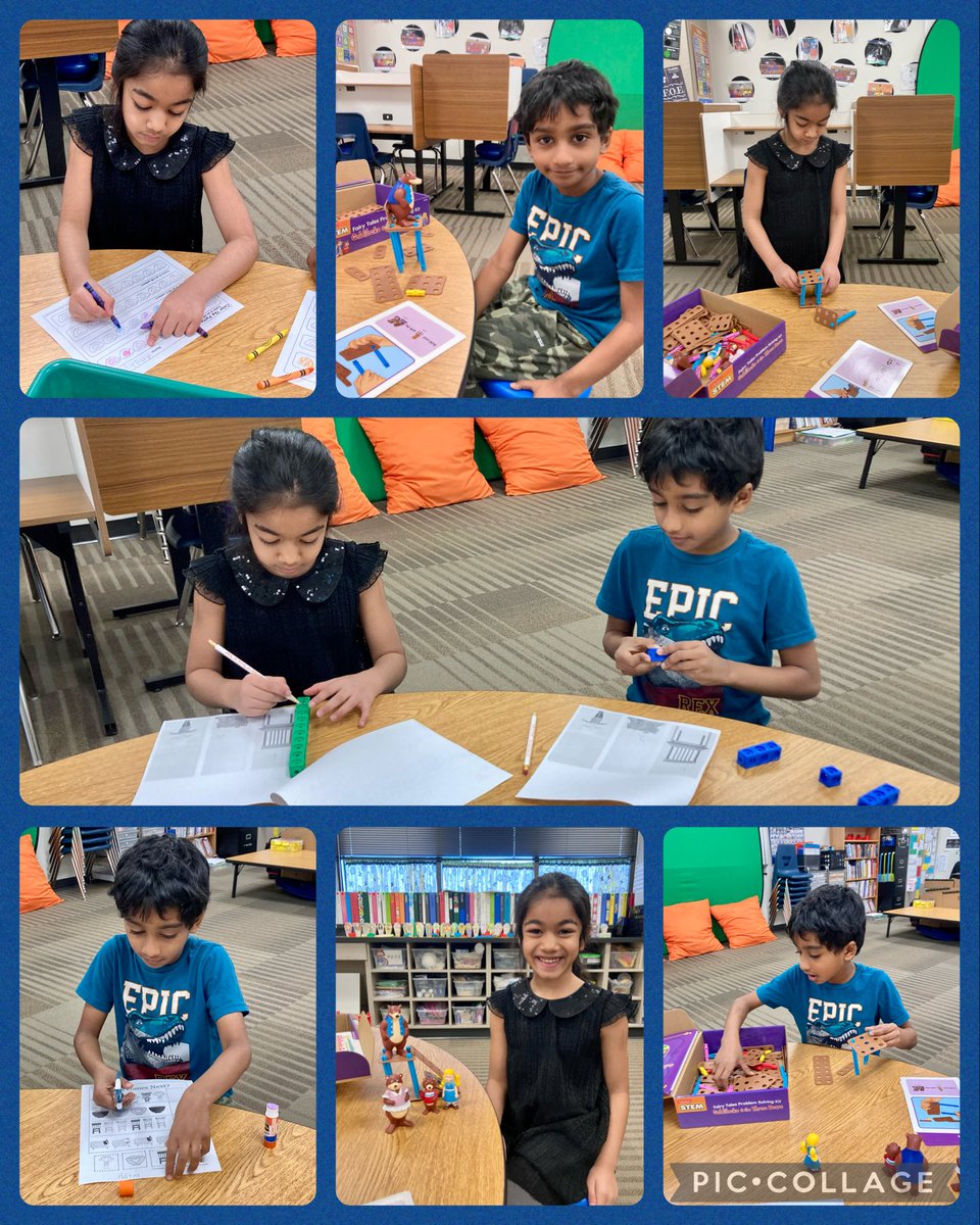 Kinder tackled some Goldilocks themed challenges: from patterns to brain teasers to a STEAM activity. It is always fun to see how many different solutions kids can come up with. @LiscanoElem⁩ ⁦@jadamseducator⁩ #MADETOSHINE #FISDElemGT #LiscanoEXTRA5 #FISDQUEST