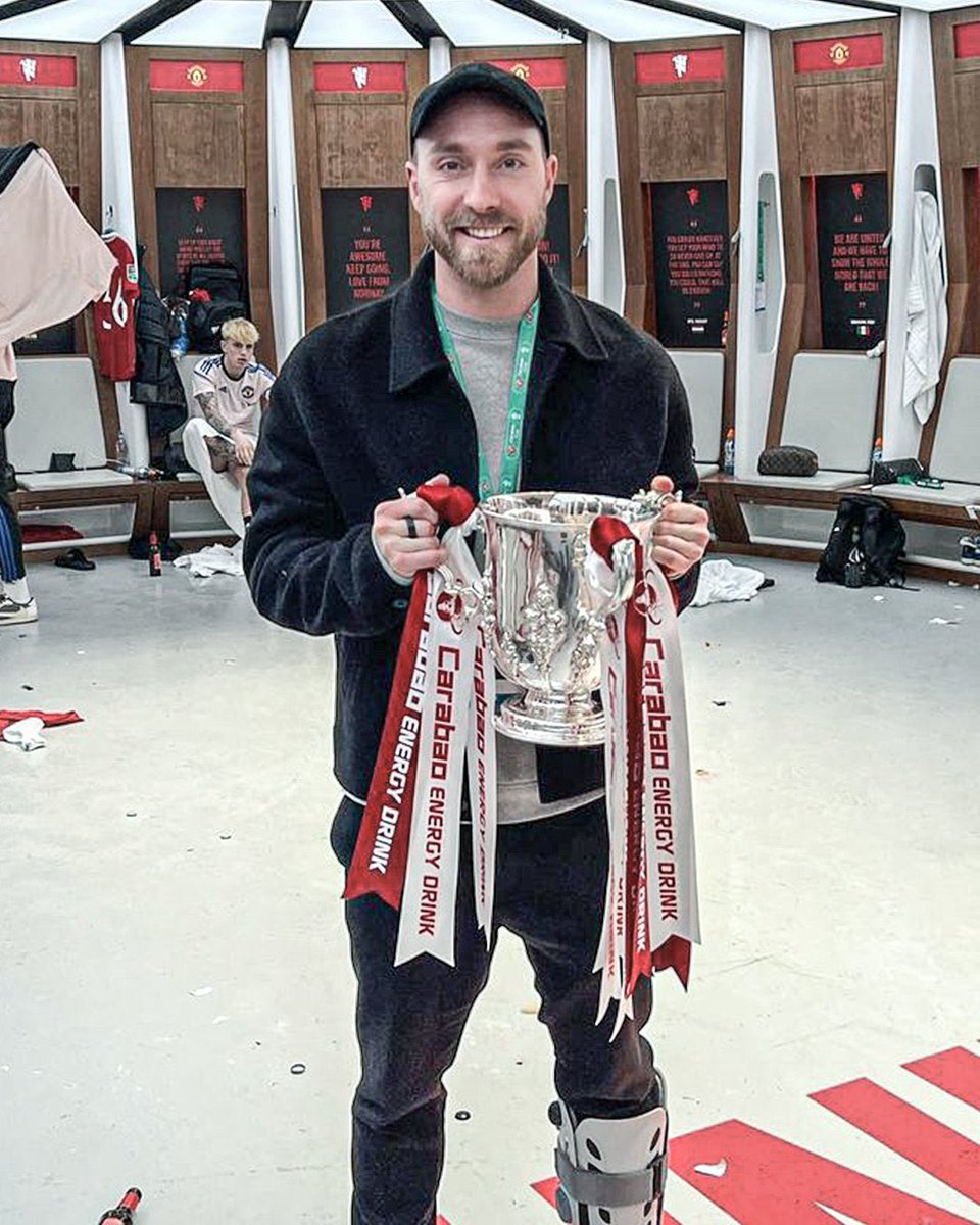 Eriksen at Tottenham:

• 2,342 days ⏳
• 0 Trophies ❌

Eriksen at Man Utd:

• 226 days ⏳
• 1 Trophy 🏆