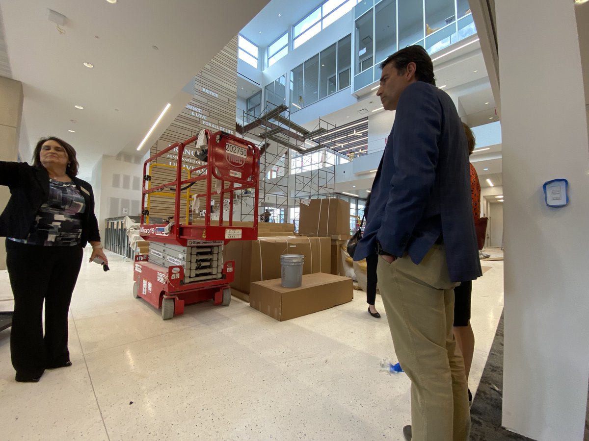RepGarretGraves's tweet photo. ICYMI - We toured @FranUbr's Flagship Building.

When folks are sick, injured or having a health emergency, they need access to healthcare professionals. We are seeing a national shortage of healthcare professionals that translates into delayed access to care. (1/2) https://t.co/OerBtCf7pL