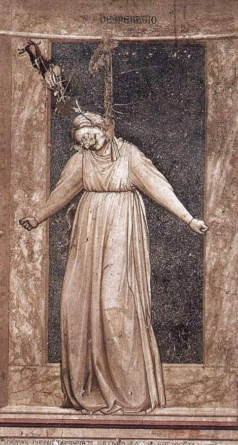 JohannesBuckler's tweet image. Nella cappella degli Scrovegni, a Padova.
Giotto 
La disperazione.