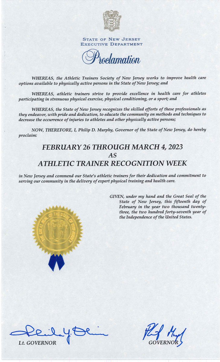 TZG is pleased to celebrate Athletic Trainer Recognition Week with our client <a href="/ATSNJ/">ATSNJ, Inc.</a>. ATSNJ consists of licensed athletic trainers, athletic training students, physicians and other allied health care professionals in New Jersey. “There is an AT for that.”
#AthleticTrainersWeek