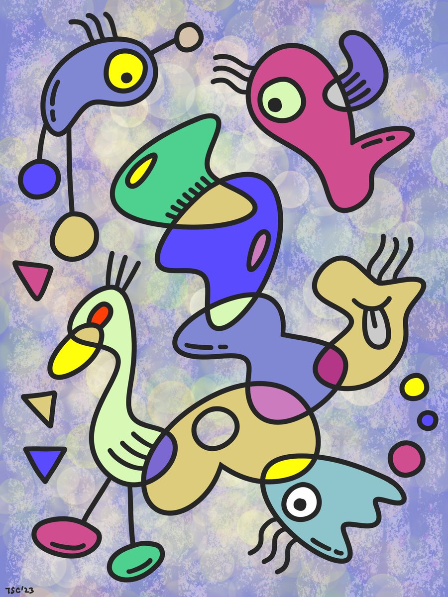 Experiment 27/2 - what started as an effort to de-stress has evolved to more. what does this path hold? i await keenly with abated breath. 
look out for my genesis release on #tezos 1.3.2023. 
#abstractart #NFTartist #DigitalArt #DigitalArtist
now, who’s with me 🙋🏻‍♂️?