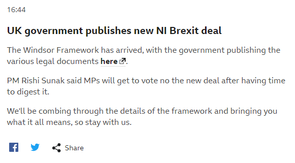 Typical BBC subliminal message 'will get to vote no the new deal' #bbcnews #bbc