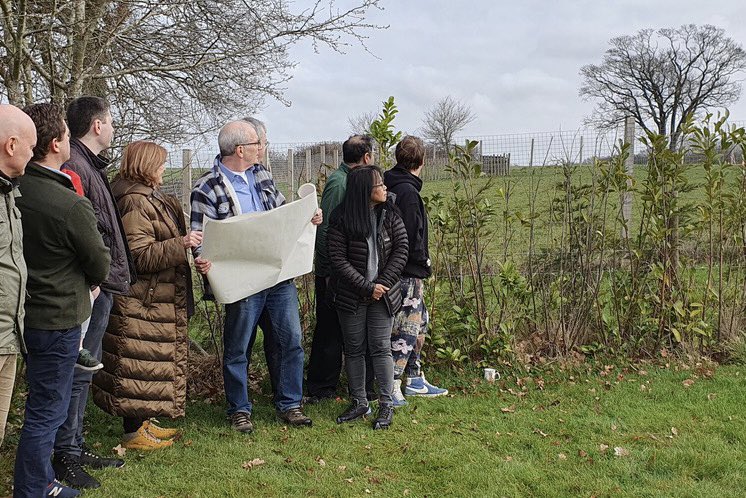 WGProtection's tweet photo. A productive weekend for us: great to have @mpfurniss , Sallie Barker + cllr Tony Rooth join us for our meeting as we work to challenge a park home developer’s effort to side-step planning process + build a 74 unit mobile home village on protected Greenbelt land https://t.co/WQt9ZuaAMm