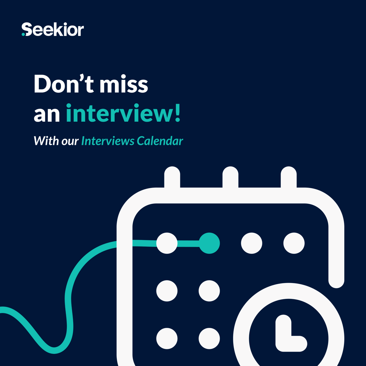 SeekiorApp's tweet photo. Don’t miss an interview! 
Manage your job search with our calendar management feature. Our job hunting tool helps you keep on top of important interviews and deadlines. 🗓️
https://t.co/XPD2vtPff2 https://t.co/qC9cfUgZuK