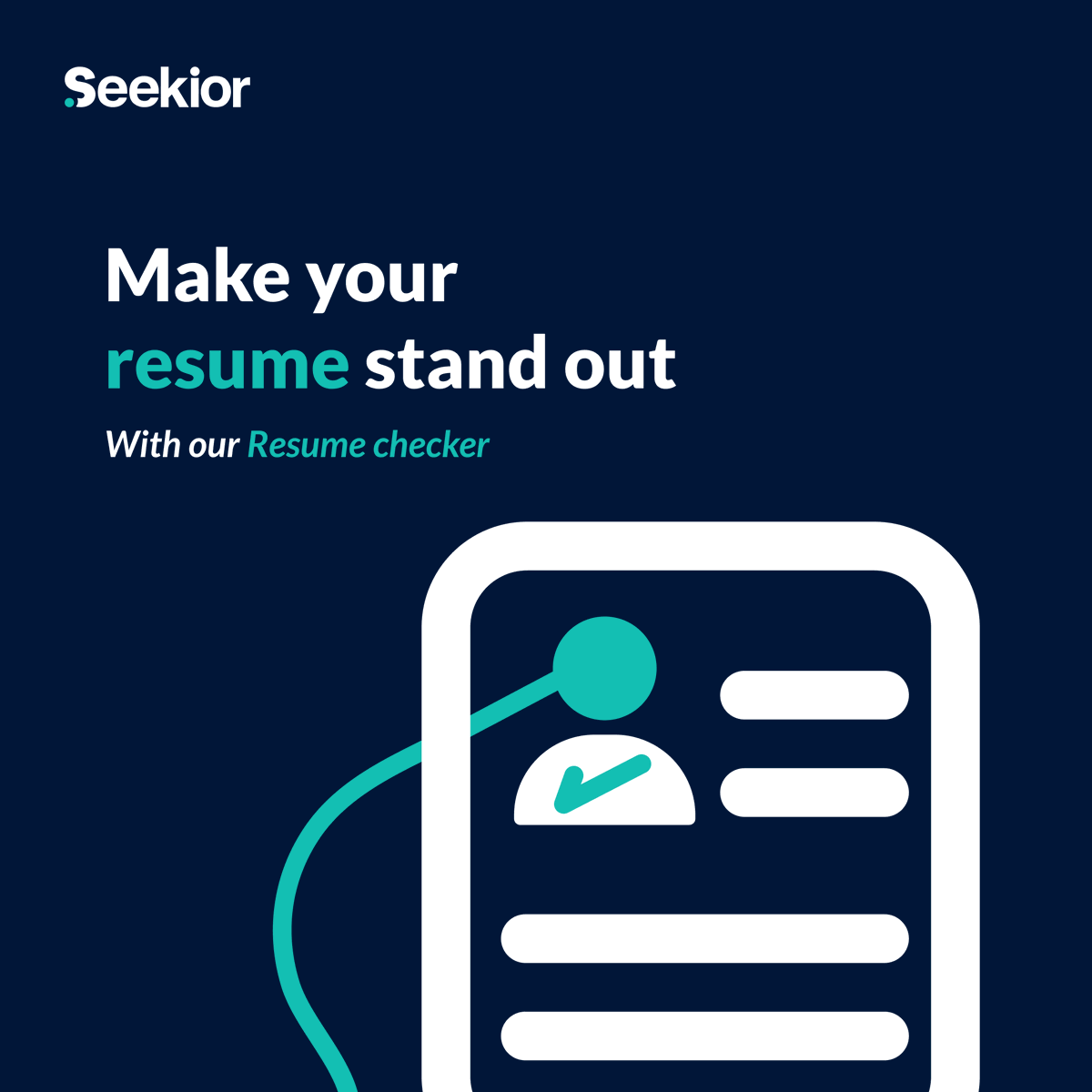 SeekiorApp's tweet photo. Pass the first filtration process!

Make your resume stand out with our resume reviewer. Our job hunting tool ensures you make a great first impression with potential employers. 📄

https://t.co/bSH2HMtlKD https://t.co/OVWaALuetD