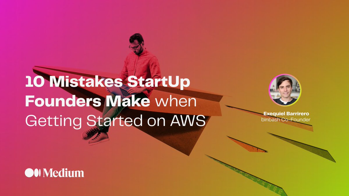 binbash_devops's tweet image. Our co-founder, @exequielrafaela, has written an interesting article about the most common mistakes for startup founders when getting started on @awscloud.

📖 Full article here 👉 lnkd.in/dMvmZwzc