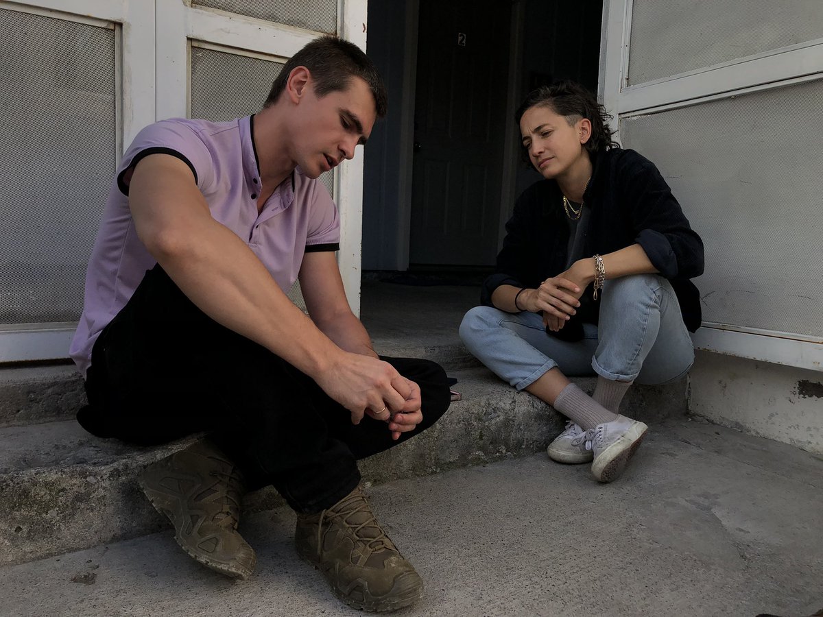 While we were at the camp with Pavel and Anatolii, we got word that another Russian had just arrived. His name is Sergei and he’s a former police officer. 

He held and stroked a small rosary throughout the interview. 

Sergei left behind his wife and three children