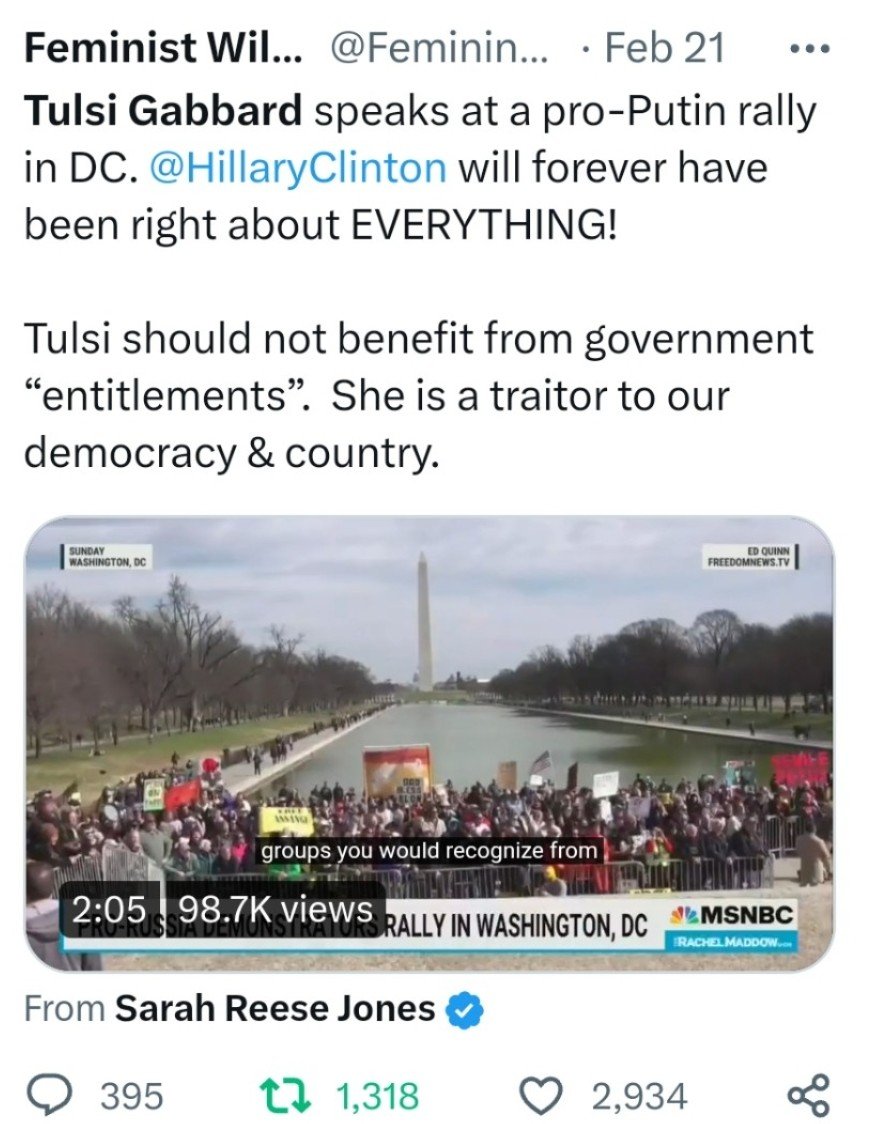 Die__Trying_'s tweet photo. Hillary Clinton lost thanks to faugressives like #BernieSanders who was pd by Karl Rove & Koch bros to destroy democratic party fr within. Tulsi Gabbard was a Bernie Sanders fanatic & advisor: Russian tools!
#faugressive #fauxprogressive #mondaythoughts #progressive #NHPolitics https://t.co/y5yQDv57Bz