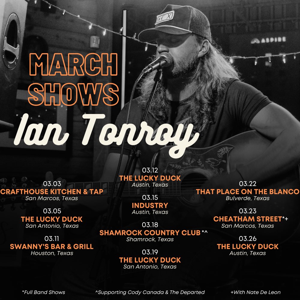 ianventive's tweet photo. 🚨🚨MARCH SHOWS🚨🚨 https://t.co/lXYAhYJGhy