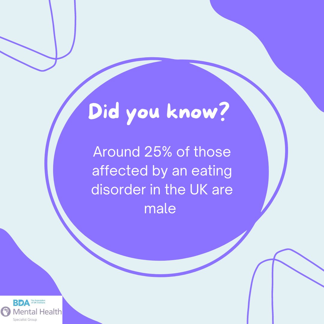 Dietitians_MHG's tweet image. Eating Disorders Awareness Week 2023 runs from February 27th-March 5th. This year focuses on Eating Disorders in Men. Swipe for more information👉
#EDAW2023 #EDAW #eatingdisorderawarenessweek